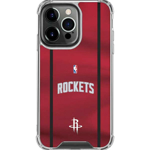NBA Houston Rockets Jersey iPhone 16 Pro Max Clear Case